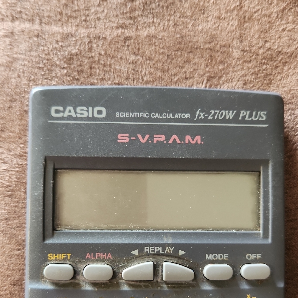 Casio FX-270W Plus Gray Scientific Calculator